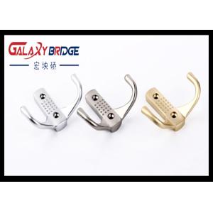 Buy cheap Solid Gold Cloth Hanging Cap Hooks , Zinc Alloy Silver Decorative Wall Mounted Back Holders from wholesalers