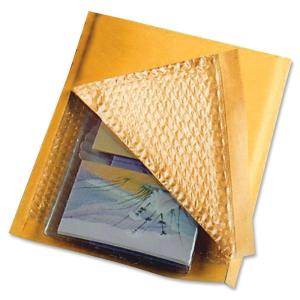 Buy cheap Lightweight Yellow Kraft Bubble Mailers , Kraft Bubble Envelopes Shock Resistance from wholesalers