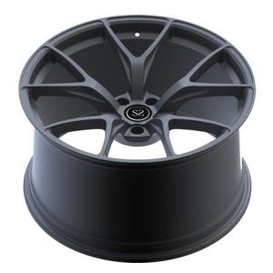 Buy cheap Brushed black monoblock alloy rims x5m 1 piece 21 inch 21x10 21x11.5 staggered forged wheels from wholesalers