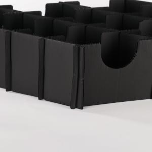 Buy cheap Rectangular PP Corrugated Crates Customized Plastic Partition Boxes Anti Static product