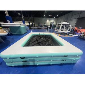 Buy cheap Durable Drop Stitch Portable Floating Ocean Sea Swimming Yacht Pool Inflatable Sea Pool With Anti Jellyfish Net from wholesalers