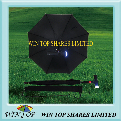 Buy cheap LED Auto Stick Umbrella with Radio, Alarm Function from wholesalers