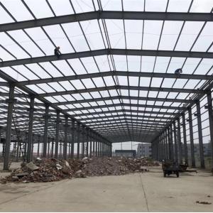 Prefabricated Steel Warehouse With Insulated Roof And Wall Panel