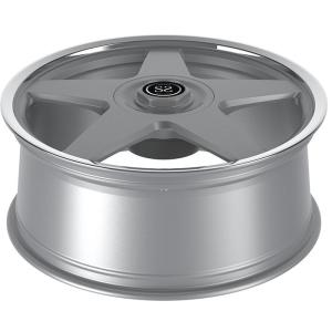 21x10 And 21x11 Custom Foreged 1-PC Alloy Rim Matt Silver Big Caps
