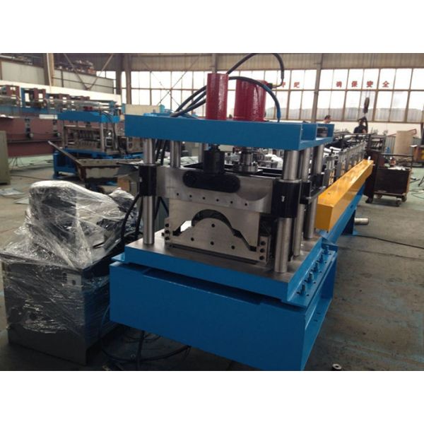 Buy cheap Steel Roof Ridge Cap Roll Forming Machine Press Step Type Mobile Protective Mesh from wholesalers
