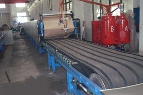 Buy cheap Simple PU Sandwich Panel Machine For 30 - 200mm Roof Wall Panel from wholesalers