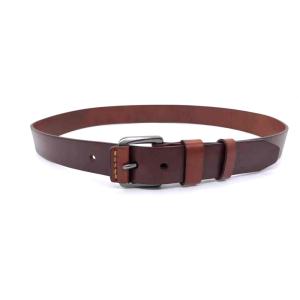 Buy cheap Male Full Grain 1 1/2" Wide Leather Bridle Belt With Anti - Scratch Gunmetal Buckle from wholesalers