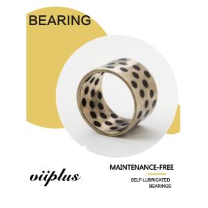 C86300 Manganese Bronze Sleeve Bushings , Self Lubricating Bush Mediate Load