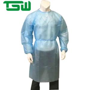 Buy cheap AAMI Level 1 2 3 PP PE Disposable Isolation Gown from wholesalers