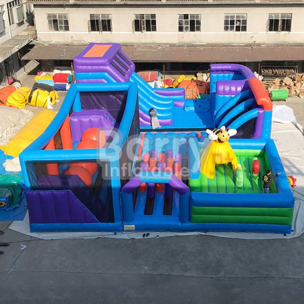 Buy cheap Commercial Inflatable Fun City Playground Amusement Theme Park Large Castle from wholesalers