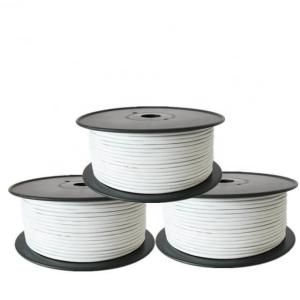 Buy cheap 24x0.22mm2 Stranded Copper Conductor Shielded Alarm Cable with White PVC Outer Sheath from wholesalers
