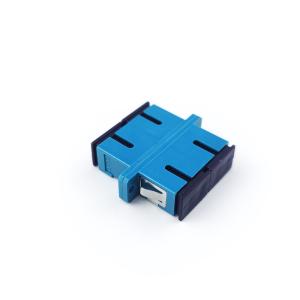 FTTH SC Optic Fiber Adapter with UPC Eared Dustproof Duplex Coupler PBT Material