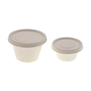Buy cheap Compostable Biodegradable Sugarcane Bagasse Cup Cold Drink Paper Tea Cup With Lid from wholesalers