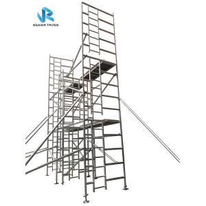 Buy cheap 8m Height Folding Scaffold Ladder , Lightweight Aluminum Scaffold Platform from wholesalers