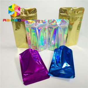 Buy cheap Laminated Holographic Laser 3d Display Bags Hologram Heat Transfer Vinyl Pouch from wholesalers