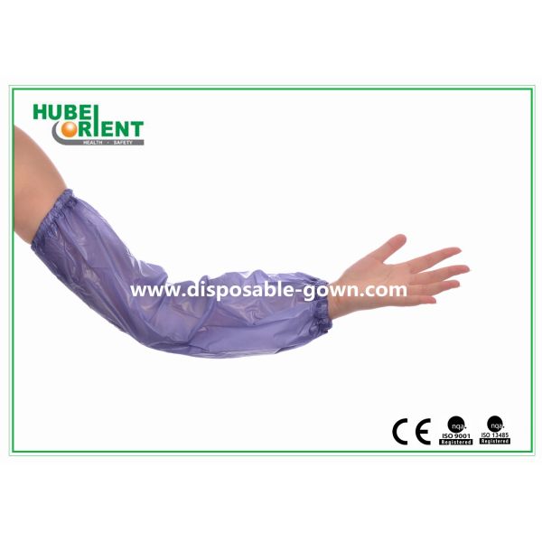 Heat Resistant Long PE Disposable Sleeve Protectors Breatheable