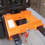 Buy cheap 1T To 4T Fork Truck Swivel Hook Attachment Bright Orange Painted from wholesalers