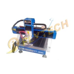 Buy cheap Desktop 6090 CNC Router machine with Ncstudio control system from wholesalers