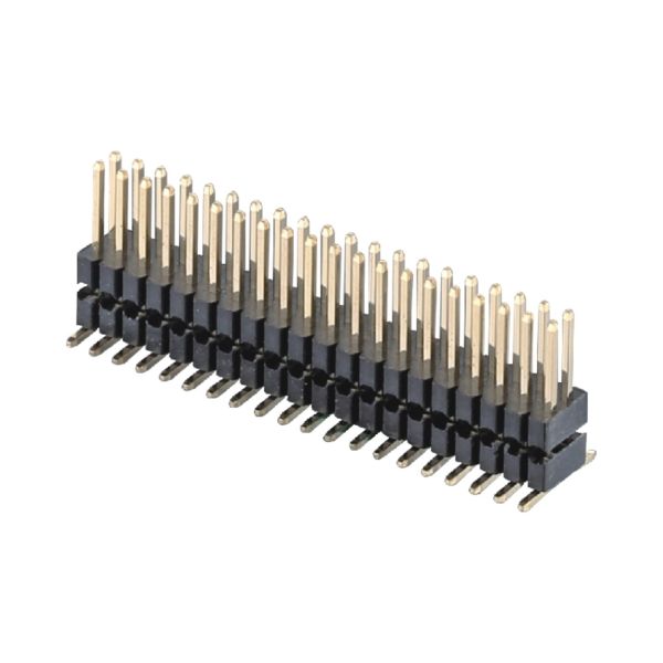 Quality 1.27mm Dual Plastic 2 - 100 Pin Header Connector H2.5mm DIP SMT Type PCB for sale