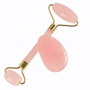 Buy cheap 100% Natural Rose Jade Roller And Gua Sha from wholesalers