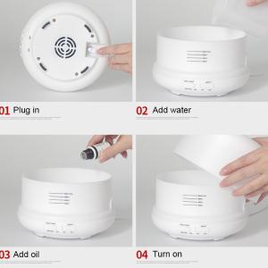 Buy cheap 7 Color Changing LED Light Aromatherapy Essential Oil Diffuser air ultrasonic humidifier Light Wood color YD-025-1 from wholesalers