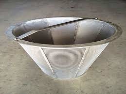 Buy cheap Customized Triangle Wedge Wire Centrifugal Partition Basket For Industrial Filtration from wholesalers
