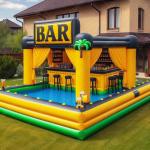 Buy cheap New Design Awesome Inflatable Pool Bar Inflatable Pub House Tent Inflatable Pool Bar Floating Inflatable Pool Pub Bar from wholesalers