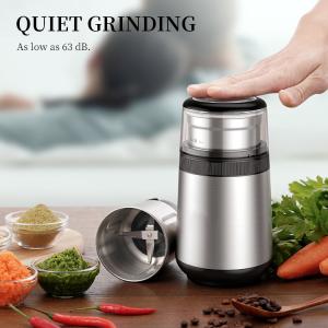Buy cheap Multi Function Nuts Herb Spice Grinder Machine 2 Removable Cups Electric Drip Coffee Maker from wholesalers