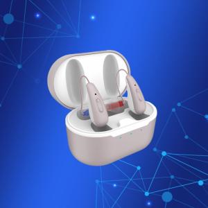 Buy cheap BTE Mini Digital Hearing Aid with 8 Channels and 40dB Peak Gain from wholesalers