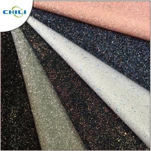 Buy cheap Diamond Chunky Glitter Fabric Sheets Canvas Backing Anti Mildew Waterproof product