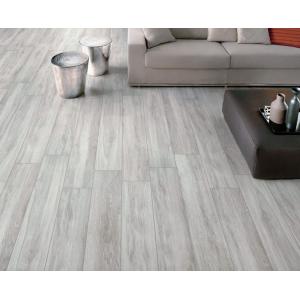 Buy cheap Light Gray Wooden Porcelain Tile 200x1200mm Matt Surface from wholesalers
