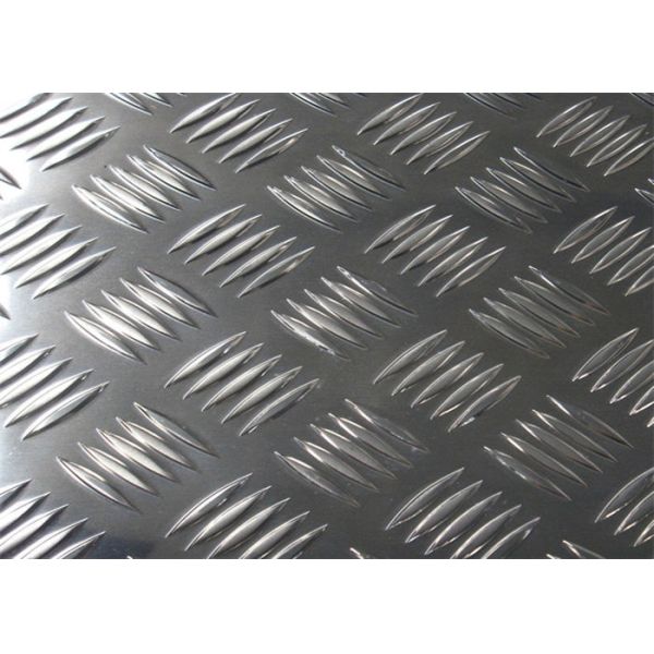 Quality 1050 1060 Bright Embossed Aluminum Plate 1100 Checkered Sheet  Alloy for sale