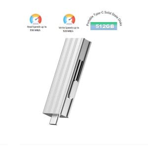 Buy cheap                    Infinites Portable Type-C Solid State Disks Sk USB 3.2 Flash Drive Provides a Read Speed of up to 550MB/S and a Write Speed of 520MB/S 512GB              from wholesalers