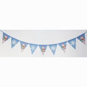 Buy cheap Christmas Triangle Flag Bunting snowman and snowflake from wholesalers