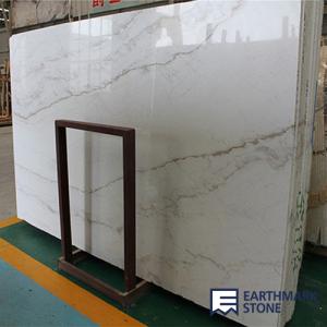Buy cheap New Quarry Volakas White Marble Slab from wholesalers