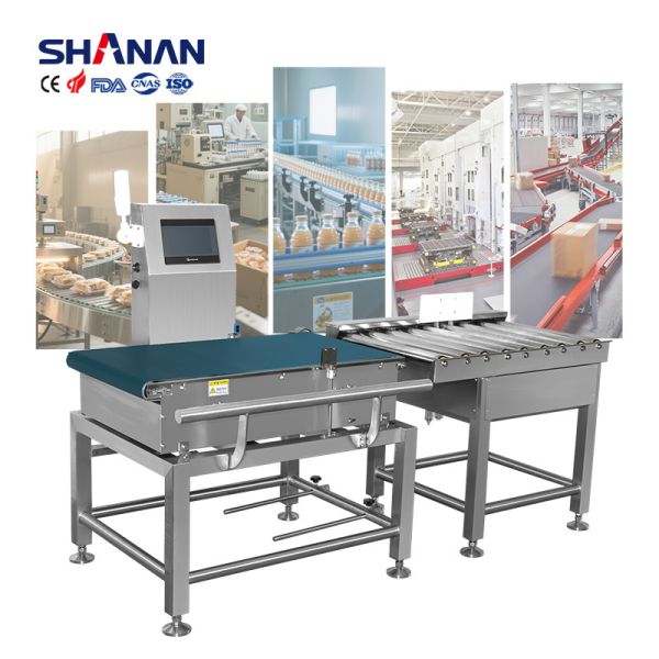 Quality High Tech Automated Conveyor Belt Sorting Equipment For Weighing Sorting Weight Checker for sale