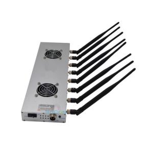 Buy cheap 30m Long Range High Power Signal Jammer 8 Bands 16w With 24 Hours Work Time from wholesalers