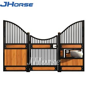 2.2m 3m 4m 14 Foot Horse Stall Fronts Customized Steel Bamboo