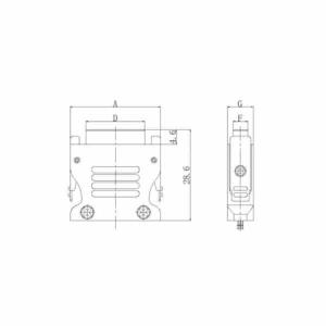 High-Density Micro Rectangular Electrical Connector: HUADA J30JA-51TK