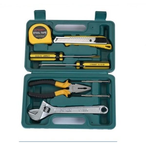 Buy cheap 9 pcs mini tool set ,with pliers ,screwdrivers ,cutter knife ,adjustable wrench . from wholesalers