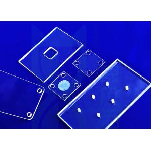 Buy cheap Temperature Resistant Silica Sio2 Fused Quartz Plate Precision Glass Machining from wholesalers