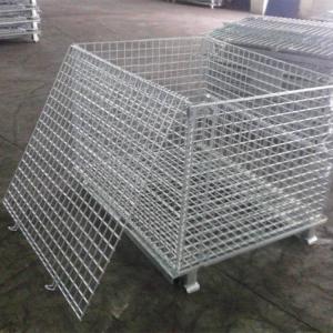 Metal Container Q235 2000kg Wire Mesh Storage Cages