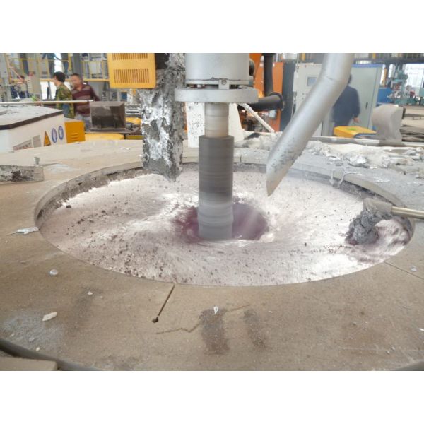 Quality 0-99 Min Refinement Time Rotary Degassing Unit With 4kW Total Power For Refined Flux Powder Spraying Amount 0-350 G/min for sale