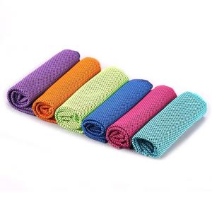 Buy cheap Compact Plain Color Instant Cooling Towel Microfiber With Custom Logo Cold Ice Towel from wholesalers