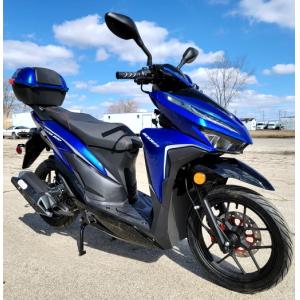 4 Stroke Efi 200cc Gas Moped Scooter For Adults With Led Lights