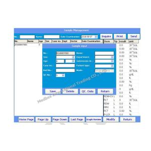 Human use Full Auto Hematology Analyzer 3-part LXH-1400 Promise as Mindray