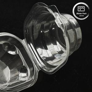 Buy cheap Transparent Hinged Clamshell Disposable Plastic Food Containers Single Cupcake Holders from wholesalers