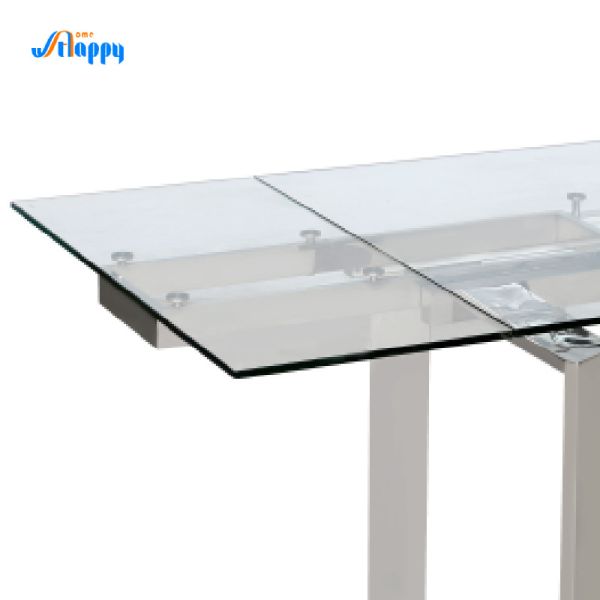 Buy cheap Length 2m Extendable Glass Kitchen Table with Fashionable Design Dt-31120 from wholesalers