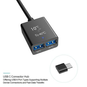 Buy cheap 10°C To 40°C USB C Connector Hub Offering USB A Port Types Supporting Multiple Device Connections and Fast Data Transfer from wholesalers