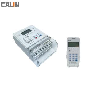 20 Digits Token Three Phase Energy Meters Low Credit Warning Tamper Protection